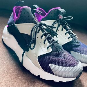 Excellent NIKE Air Huarache Run Ultra 'Purple Dynasty' 8 Mens US 41 EUR 819685